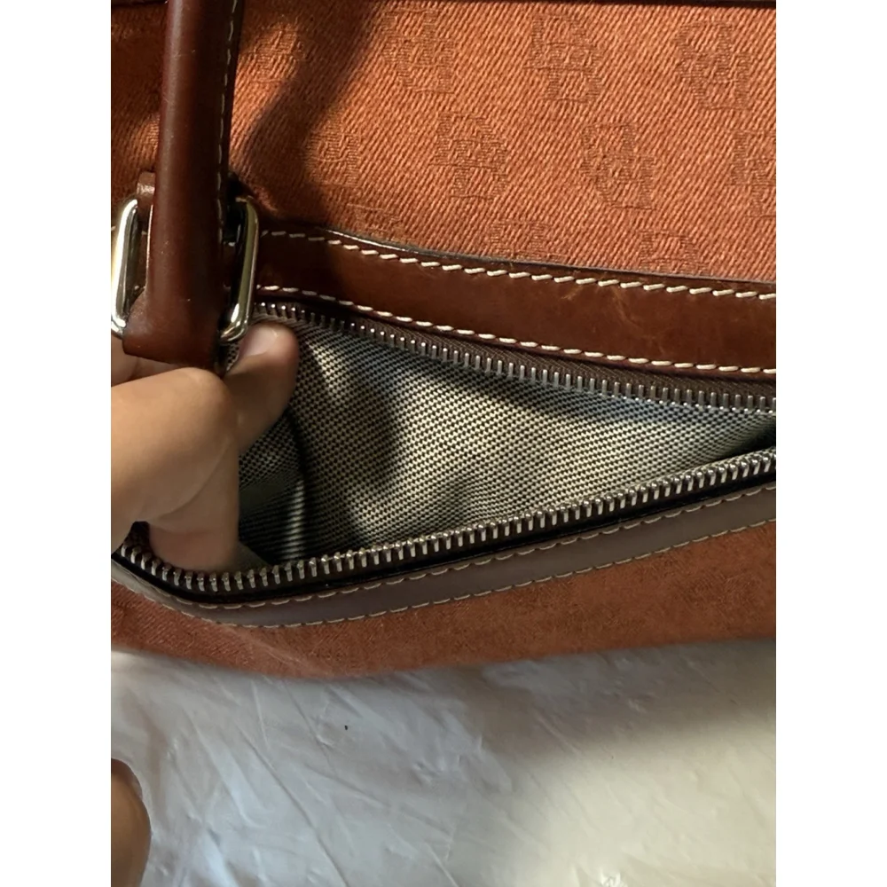 Dooney & Bourke Double Pocket Signature Satchel